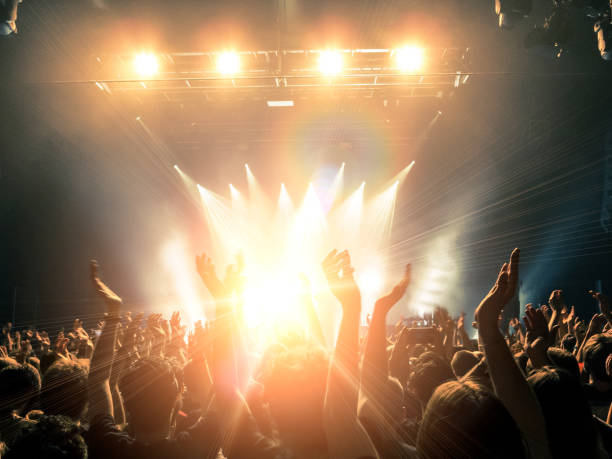 istock Concert crowd in front of a live stage 900698638