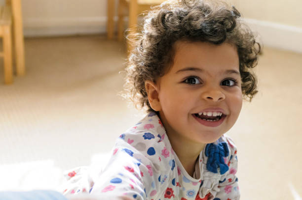 istock happy Child (3-4) at Home 900698664