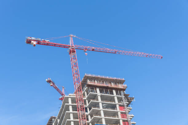 istock Crane construction glass building in Dallas, Texas, USA 900703210