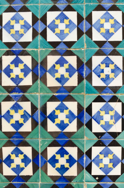 istock Traditional Portuguese glazed tiles 900707794