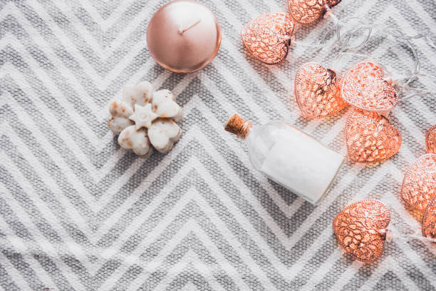 istock Organic spa beauty products with lightings 900710438