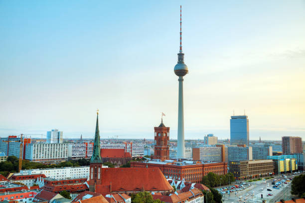 istock Aerial overview of Berlin 900711032
