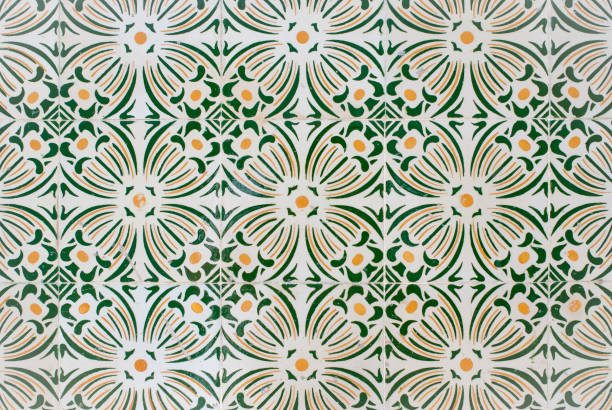 istock Traditional Portuguese glazed tiles 900717888