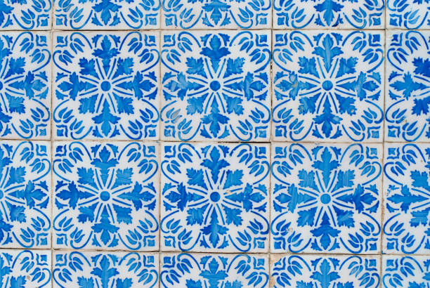 istock Traditional Portuguese glazed tiles 900718184