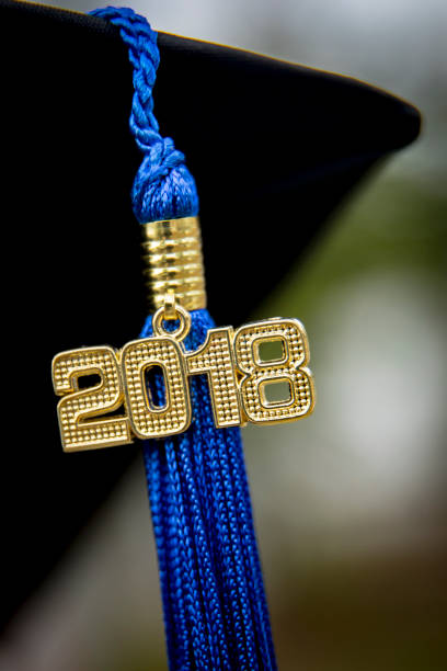 istock Class of 2018 Graduation Tassel Blue 900722588