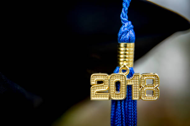 istock Class of 2018 Graduation Tassel Blue 900722596