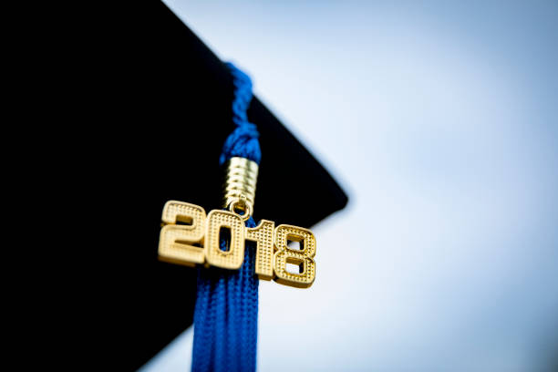istock Class of 2018 Graduation Tassel Blue 900722610