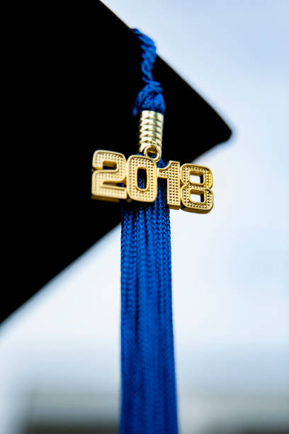 istock Class of 2018 Graduation Tassel Blue 900722612