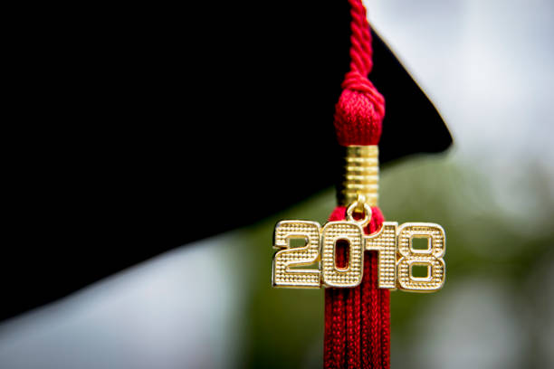 istock Class of 2018 Graduation Tassel Red 900722620