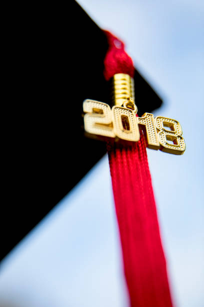 istock Class of 2018 Graduation Tassel Red 900722622