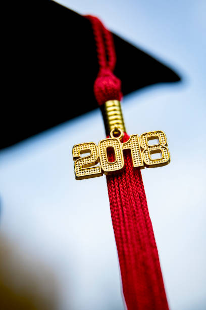 istock Class of 2018 Graduation Tassel Red 900722628