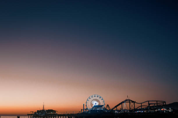 istock Santa Monica Pier at Sunset 900722822