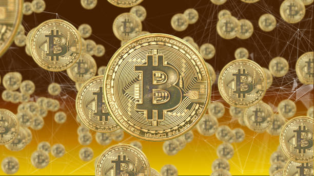 istock Bitcoin exchange secure global financial network crypto currency blockchain 900734324