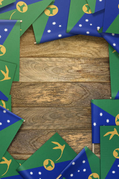 istock Christmas Island Flag 900738768