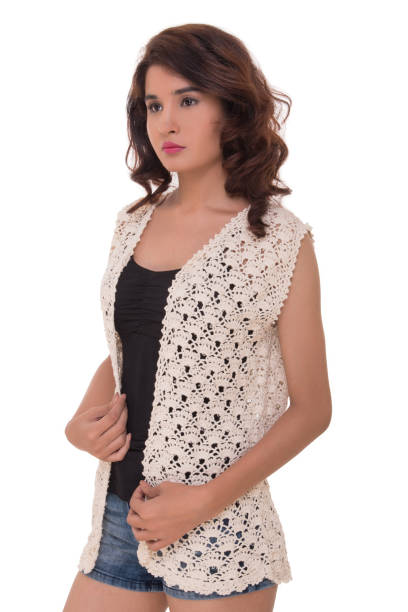 istock Lady wearing a stylish Crochet 900742544