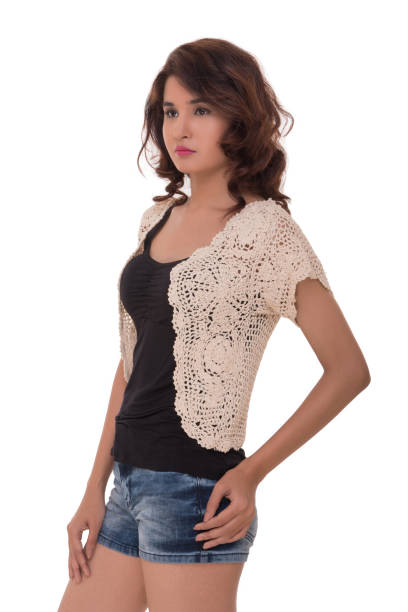 istock Lady wearing a stylish Crochet 900742636