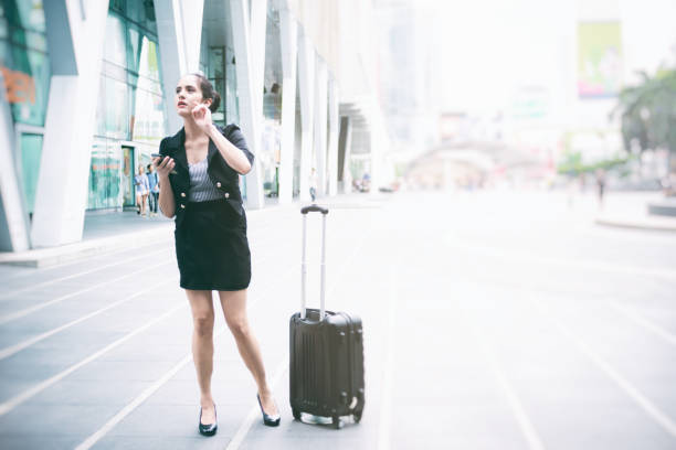 istock Young business traveller concept. 900745466