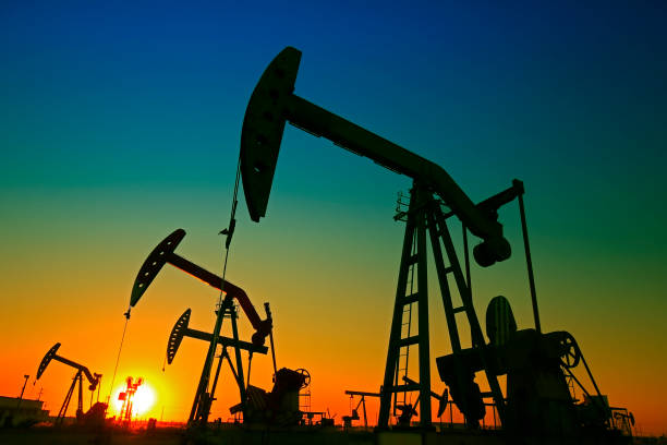 istock The oil pump, industrial equipment 900749092