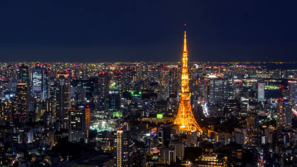 istock Tokyo cityscape Night light 4 900751710
