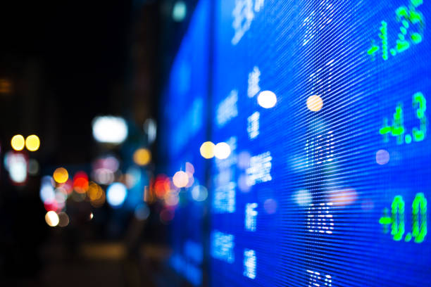 istock digital screen on stock market 900754616