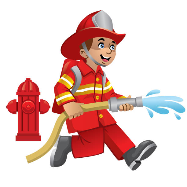 1,650 Kids Fireman Illustrations & Clip Art - iStock