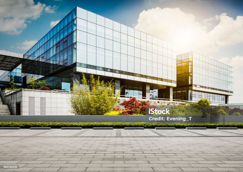 Large modern office building Facade Stock Photo