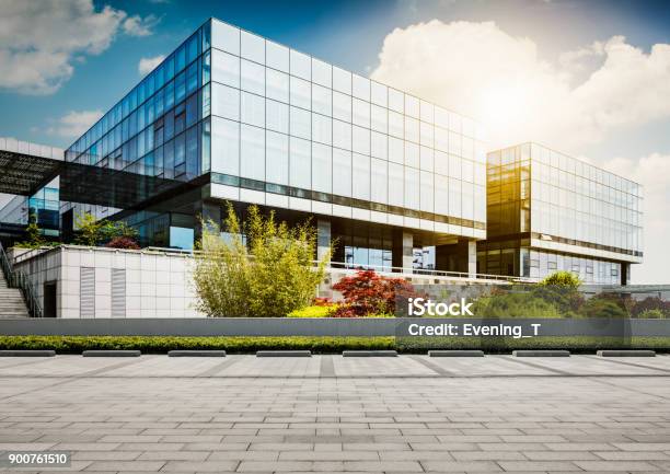 Large Modern Office Building Stock Photo - Download Image Now - Facade, Large, Business