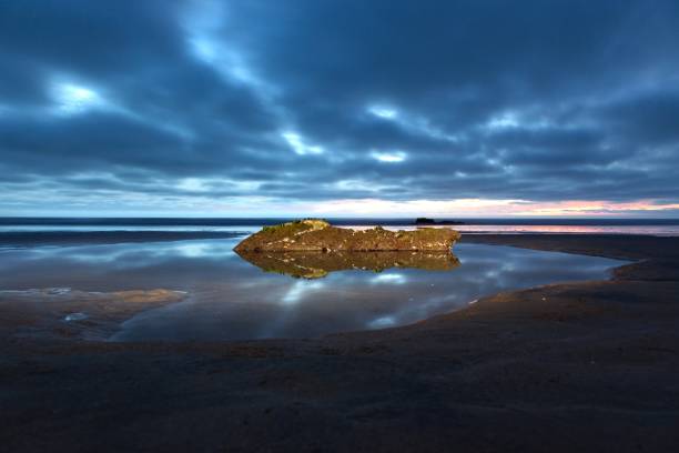 istock Torrey Pines State Beach and Pacific Ocean Night Landscape 900767958