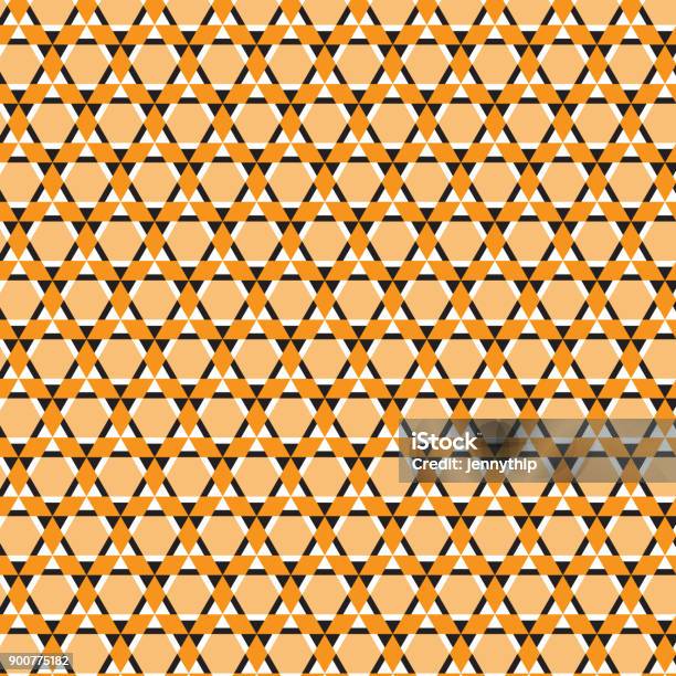 Triangle Pattern Small To Large Small Black White Triangle On Big Orange Triangle Black White Line ...