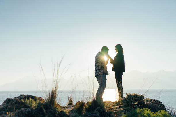 istock Beautiful couple with nature 900780680