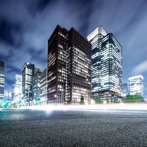 istock modern buildings near road 900783248