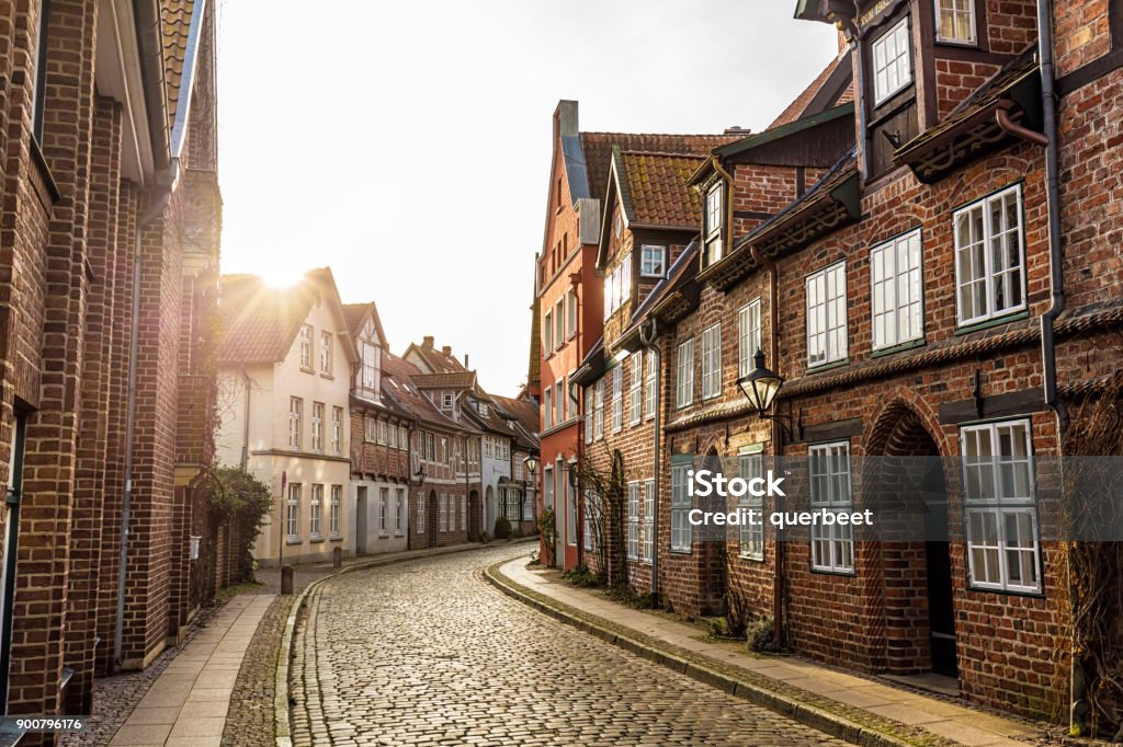 Street in Lüneburg Lüneburg Stock Photo