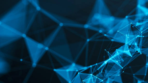 istock abstract futuristic network on background illustration 900800778