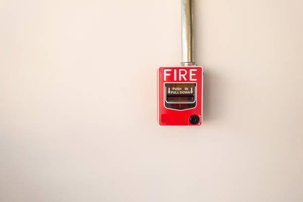 istock Fire alarm breaker, Emergency switch box of fire protection system 900801690