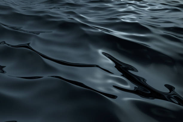 abstract dark water surface - black backgound imagens e fotografias de stock