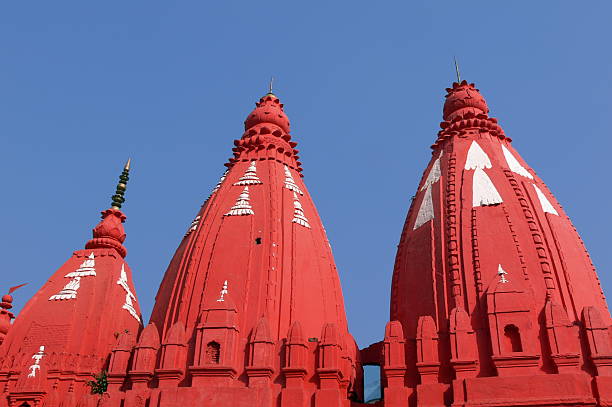 istock Red temple of Hardiwar 90083295