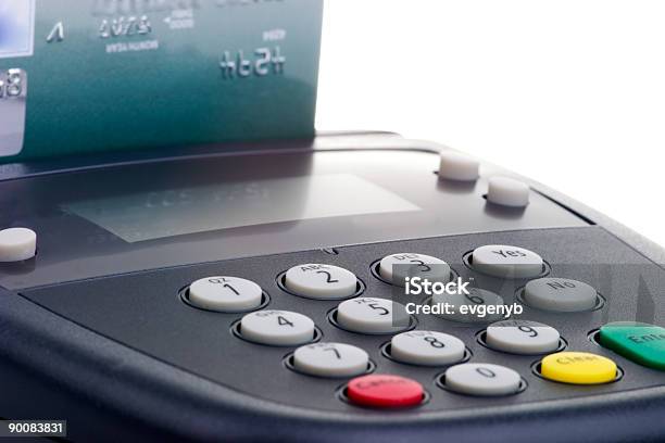 Pin Pad Credit Card Swipe Stock Photo - Download Image Now - ATM, Business, Buying