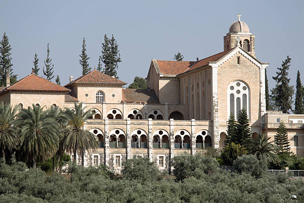 Latrun, Israel-Trappist mosteiro - foto de acervo