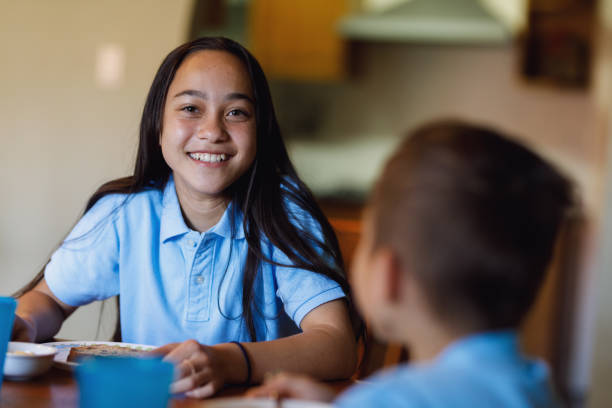 istock School Girl Having Breakfast 900840162