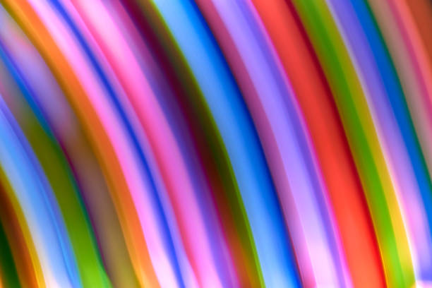 istock Bokeh abstract light background and texture,Blurred of colorful bokeh abstract on unfocused background,Color Line of light, long exposure motion lights 900844724