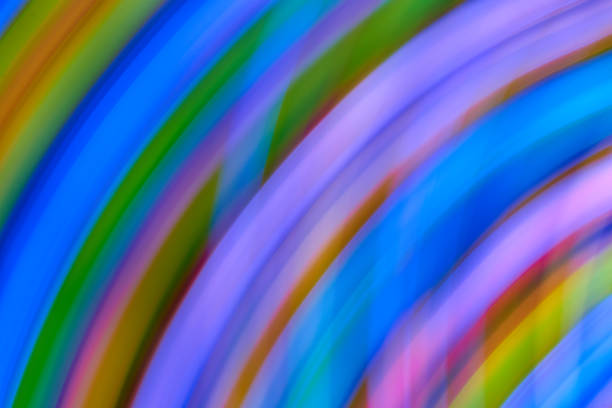 istock Bokeh abstract light background and texture,Blurred of colorful bokeh abstract on unfocused background,Color Line of light, long exposure motion lights 900845040