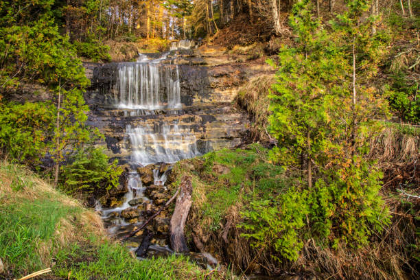 istock MIchigan Alger Falls In The Upper Peninsula Is A Roadside Waterfall In Munising 900845568