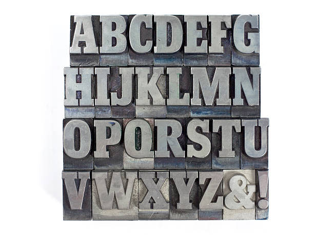 Block letters  letterpress photos stock pictures, royalty-free photos & images