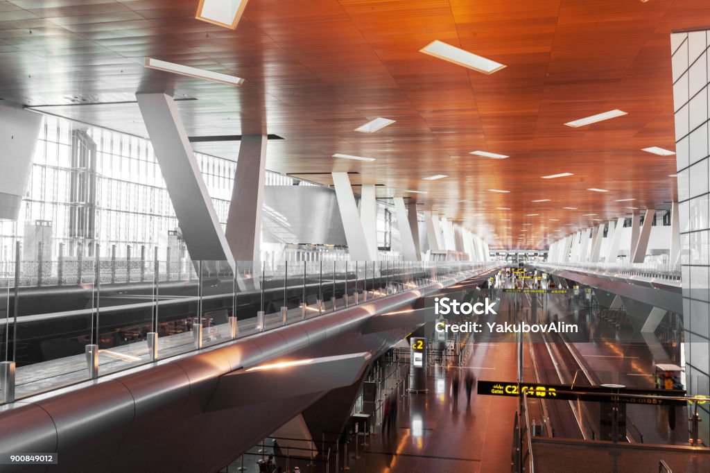 Terminal Top View Top View On A Modern Airport Terminal With Shuttle Between Terminals ...