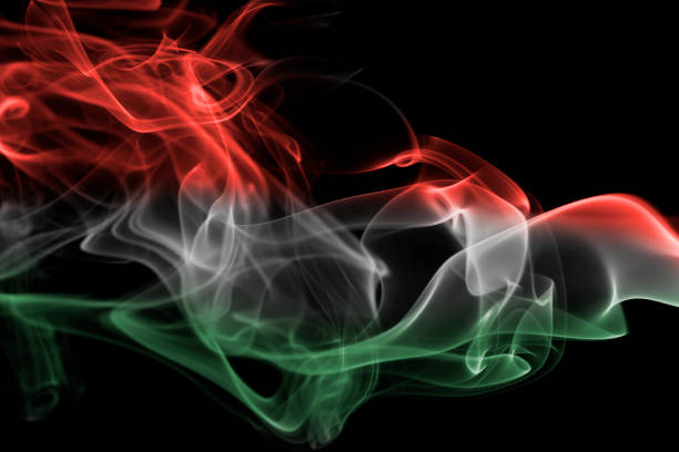istock Hungary flag smoke 900849136