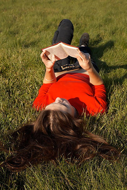 istock Girls on the grass 90084919