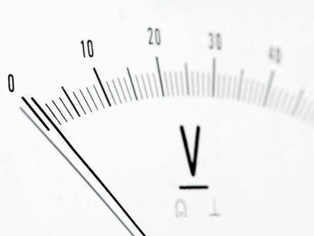 istock Detail of an analog voltmeter 900849372