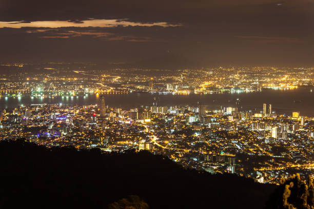 istock George Town City view from Penang Hill during dawn 900849640
