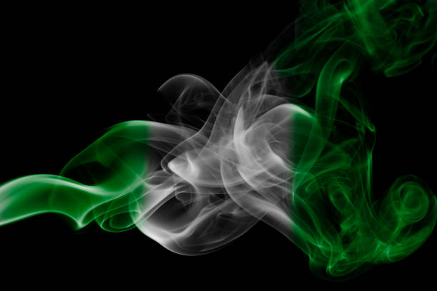 istock Nigeria smoke flag 900849728