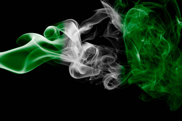 istock Nigeria smoke flag 900849748